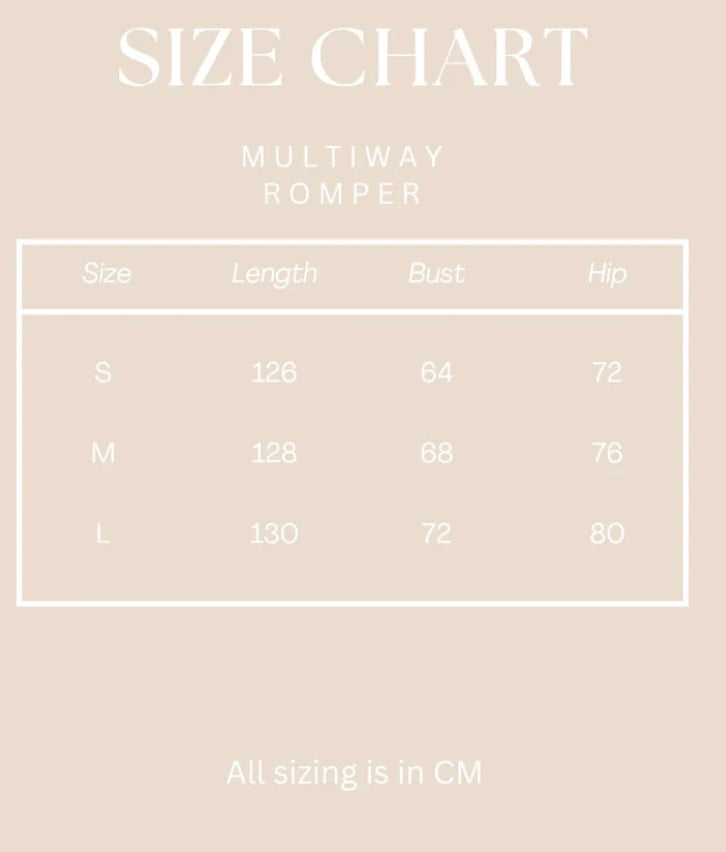 Multiway Romper - Black